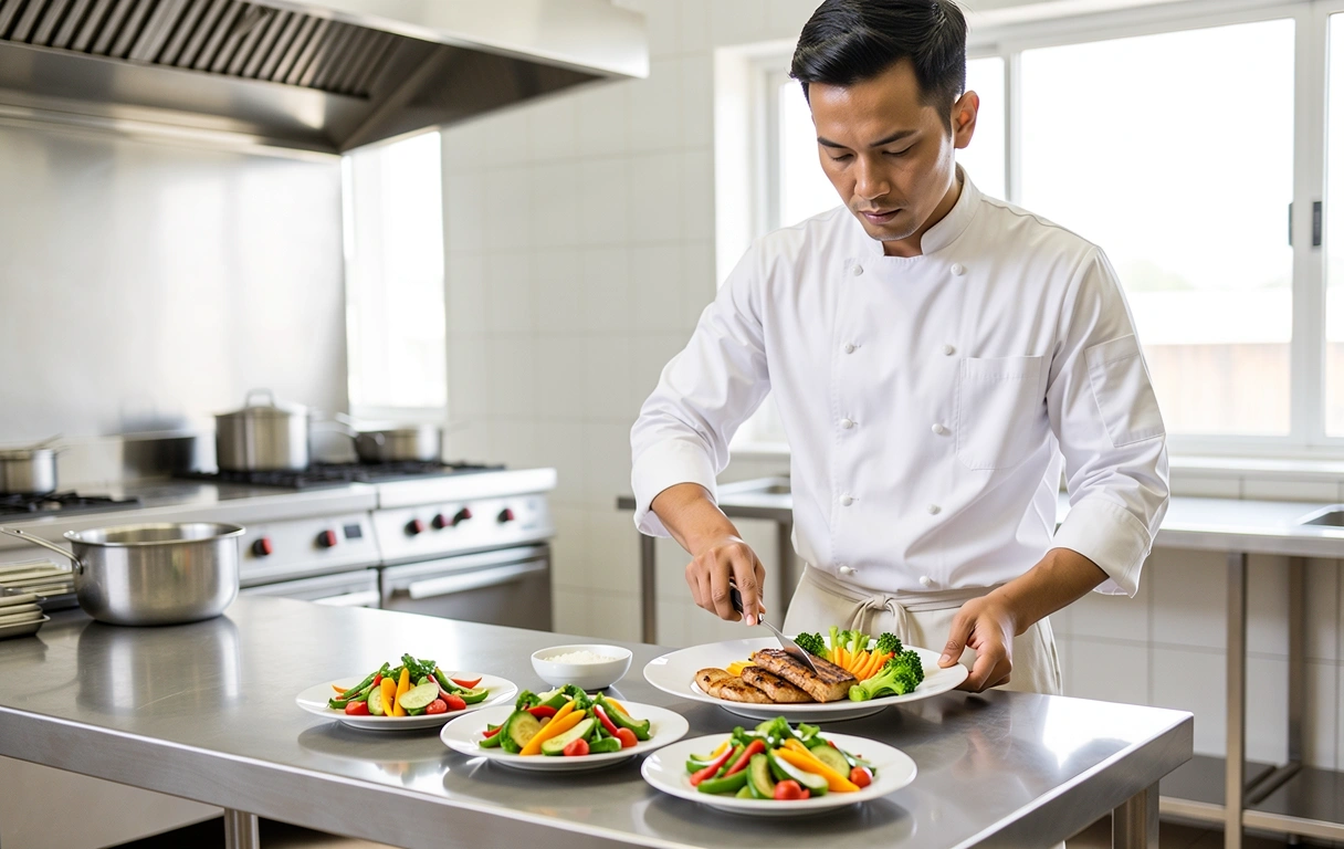 Inside the Makanan Berkah kitchen facility
